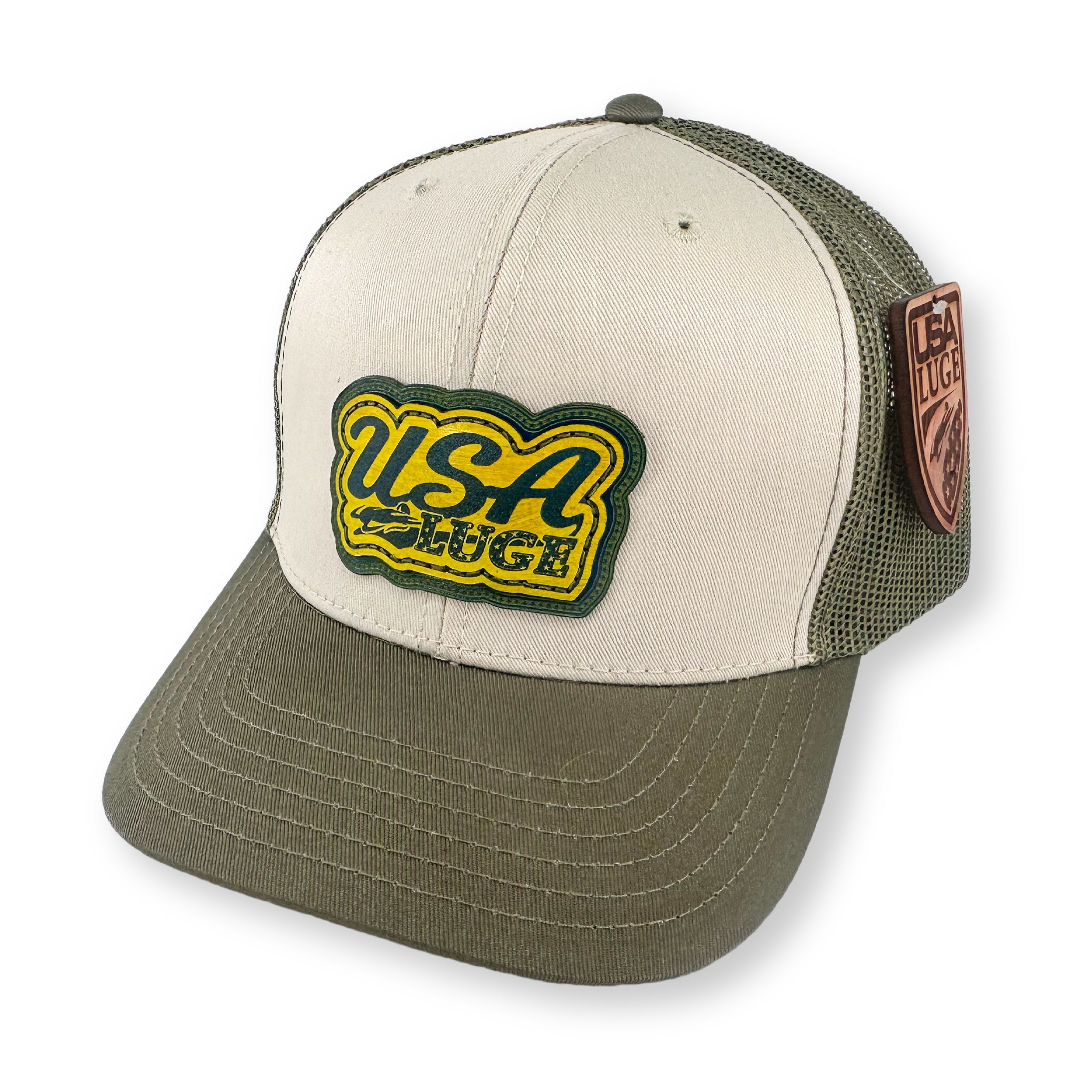 USA LUGE SCRIPT PATCH HAT